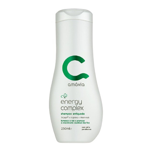 Shampoo Energy Amavia Couro Oleoso Anticaspa Mentol Hair