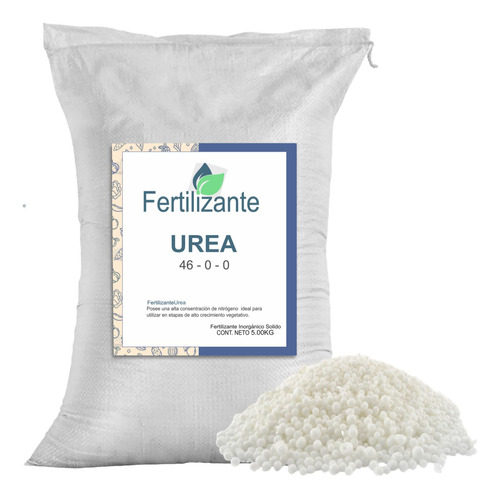 Fertilizante Abono Urea 5kg Granulado Pasto Plantas Césped 