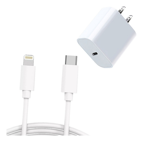 Cargador Para Apple iPhone Carga Rapida Type C A Lightning