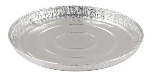 Bandeja Aluminio Redonda Descartable 33cm P33 Pack X10 