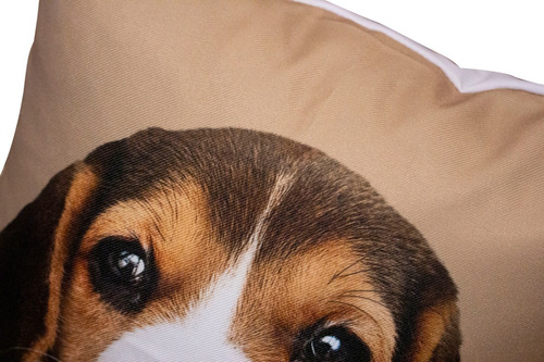 Imagen 4 de 5 de Cojín Decorativo Perrito Café 40 Cm