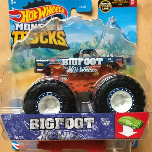 Hot Wheels Monster Trucks Bigfoot Camion Monstruo Azul MercadoLibre