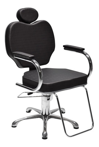 Imagen 1 de 1 de Sillón De Peluquería Gobbi Hidráulico Reclinable Cromado
