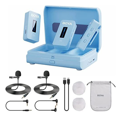 Boya By-xm6-k2b Sistema De Micrófono Lavalier Inalámbrico Co