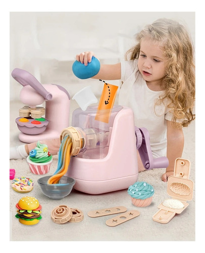 Kit De Juguetes De Plastilina For Hacer Fideos Diy For Niñ