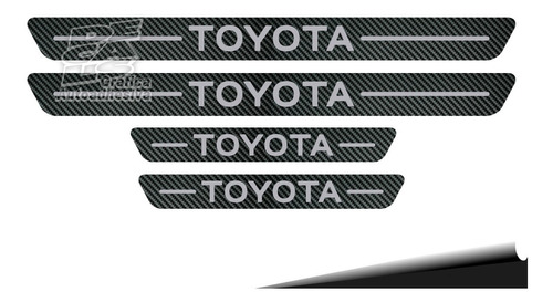 Calco Cubre Zocalos Toyota 2016 - 2020 Juego 4 Puertas