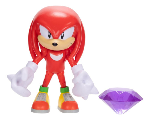 Sonic The Hedgehog Knuckles With Purple Chaos Emerald