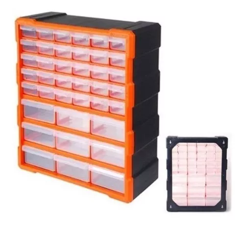 Caja Organizadora Plástica Multifuncional, 39 Compartimiento