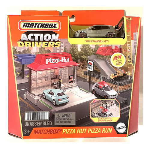 Matchbox - Conductores Automáticos - Pizza Hut Pizza Run Pla