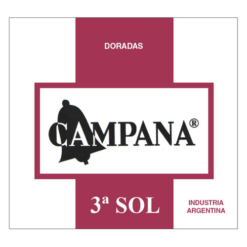 Cuerda Suelta Campana Export Nº 3 Sol Para Guitarra Clasica