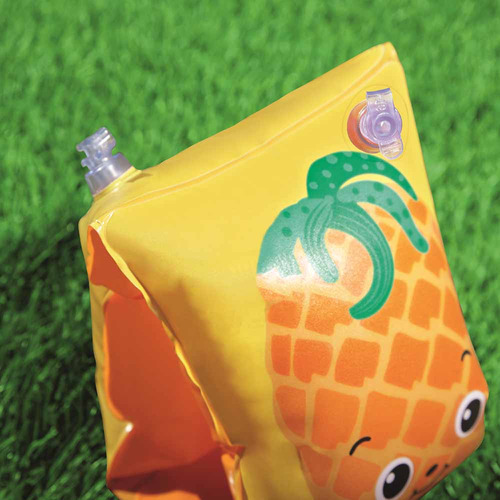 Boia De Braço P/ Piscinas Infantis Vinil Resistente Bestway Cor Abacaxi