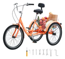 Comprar Vevor Triciclos Para Adultos, Bicicletas De Tres Ruedas