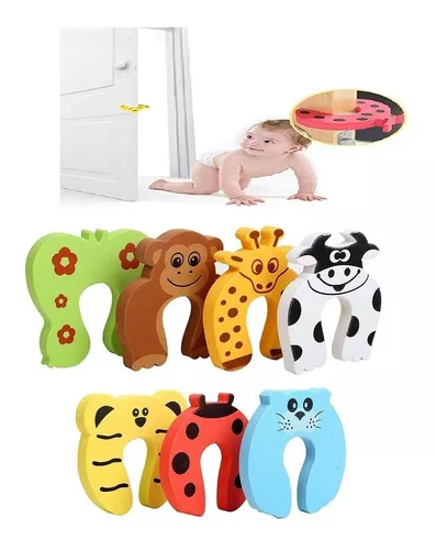 Coona Tope Puerta Seguridad bebe - Pack 3 ud. Protector Dedos Puerta  Premium para niños - Salvadedos Puertas Bebe blanco - Protección anticierre  puertas : : Bebé