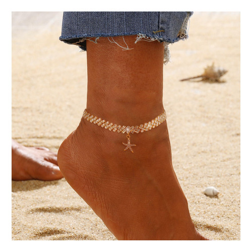 Kepvrio Pulseras De Tobillo Para Mujer, Tobillera De Tenis Y