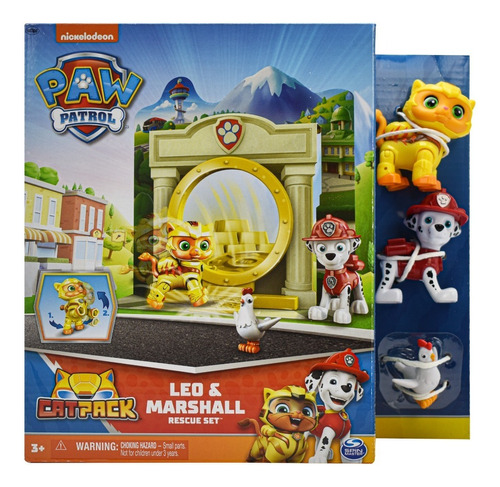 Paw Patrol Cat Pack Leo Y Marshall Rescue Spin Master 17772