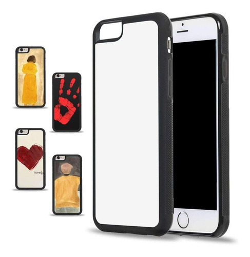 Carcasa Para Sublimar Estampar 2d iPhone Goma Tpu