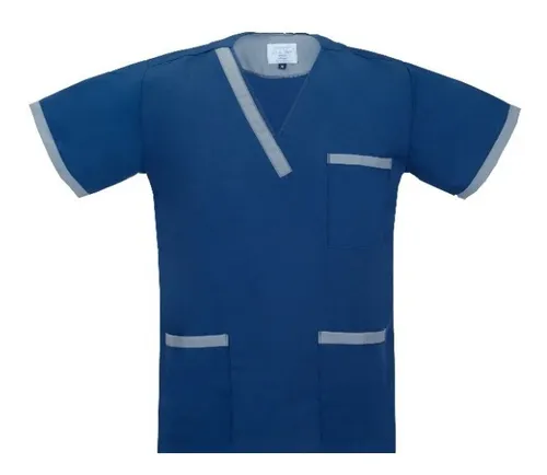 Chaqueta Combinada Medica Unisex Casaca Fabrica Uniforme