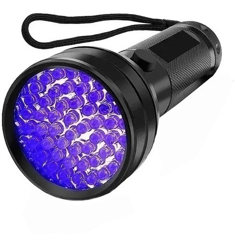 Linterna Ultravioleta 51 Led Detector Sustancias Lampara Uv