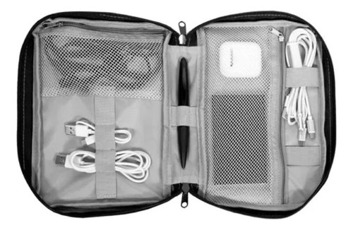 Estuche Organizador Viaje Multiusos Portátil Cables Laptop