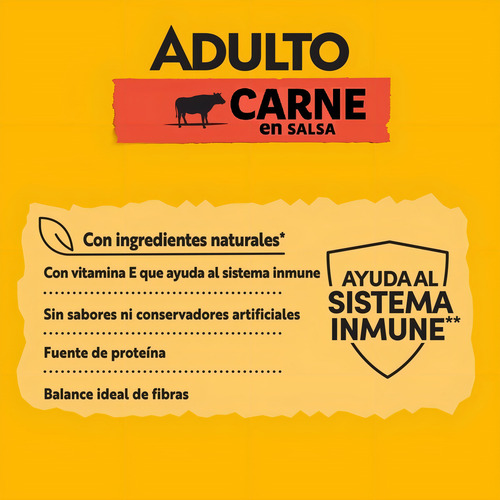 Pedigree Alimento Húmedo Sobrecito Perro Adulto Carne 12un