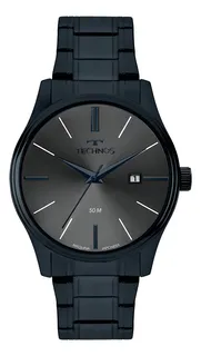 Relógio Technos Masculino Steel Azul - 2115ubt/1f Bisel Cinza