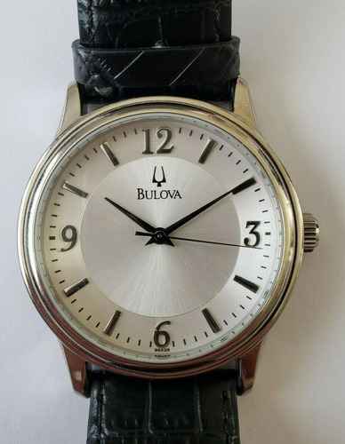 Relógio Bulova Couro B3 C8337041