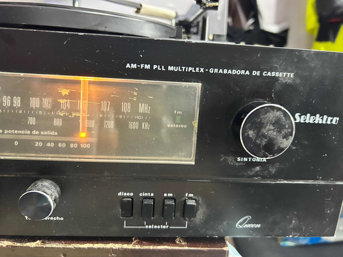Vintage Selektro Am Fm Pll Múltiplex-grabadora De Cassette (Usado)