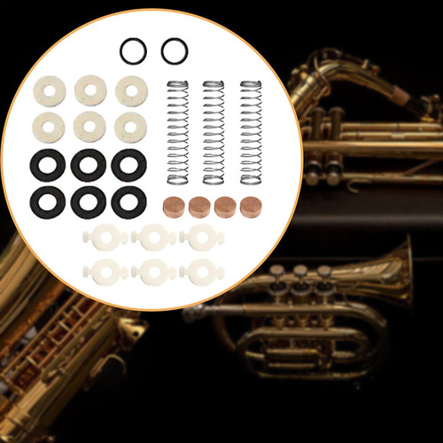W 27x Kits De Reparación De Trompeta, Fieltros De Resorte