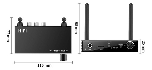 Receptor De Audio Reproducción De Disco U Sin Micrófono