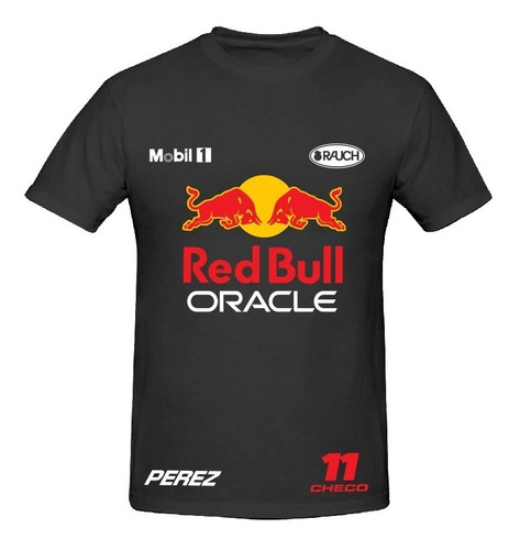 Playera Mod Red Bull Honda Checo Perez Estampado Reflejante
