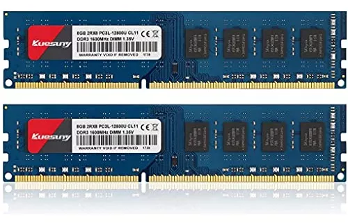 Módulo Ram De Escritorio Kuesuny 16gb (8gbx2) Ddr3l-1600