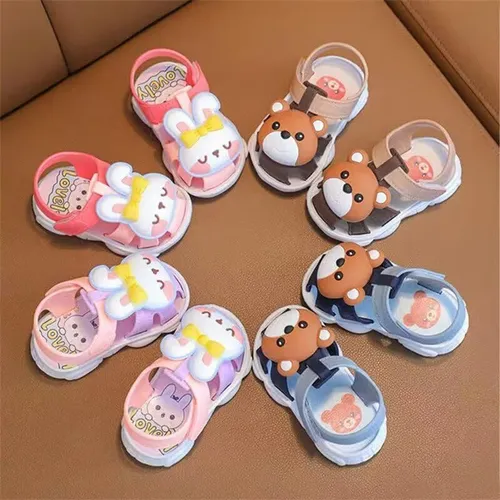 Sandalias Antideslizantes De Dibujos Animados Para Niños Y