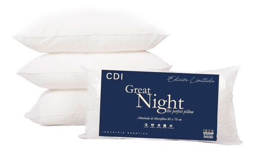 Almohada Super Comoda Best Night 40x70 100gr Premium