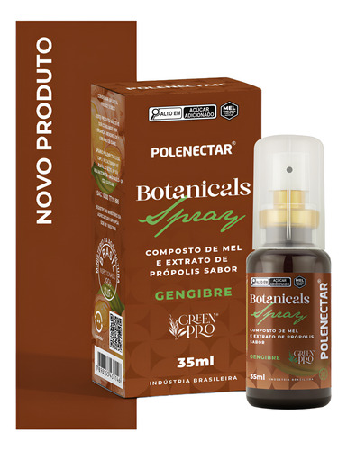 Mel, Própolis E Gengibre Spray Polenectar 35 Ml