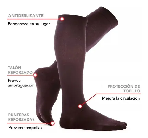 Medias De Compresión Anti Varice Miracle Descansa Unisex