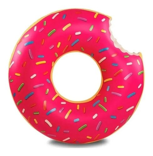 Boia Infantil Inflável Redonda Rosquinha Donuts Piscina 