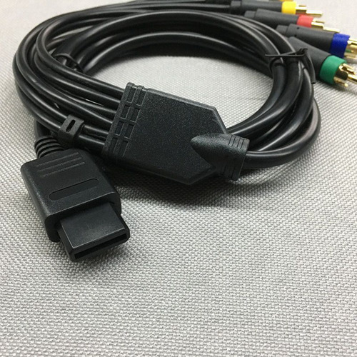 Cabo Rgb/rgbs Para Consoles De Vídeo N64 Sfc Snes Ngc Compo