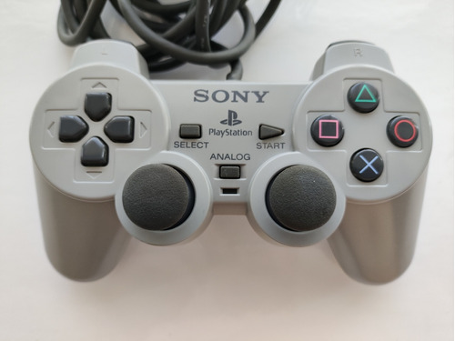 Control Analogo Original Sony Playstation 1 Gris Dualshock