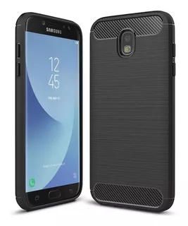 Funda Tpu Antigolpe Fiber Carbon Para Samsung J7 Pro J7 2017