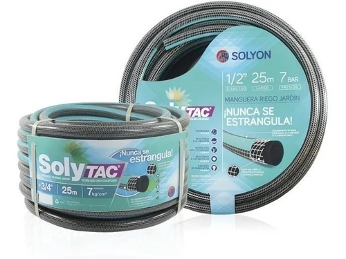 Imagen 1 de 10 de Manguera Anti-colapso 1/2x25 Mts No Se Estrangula Soly Tac