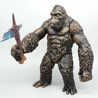 Gorila King Kong Com Machado Realista Godzilla Vs Kong