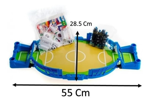Imagen 3 de 8 de Juego De Mesa Fútbol Niño Metegol Infantil Jueguete Flipper