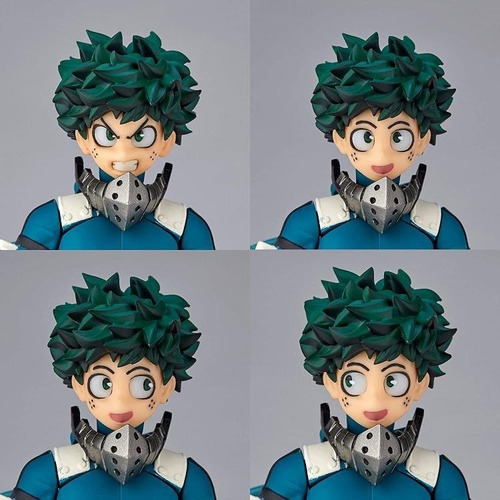 Boneco Midoriya Deku Yamaguchi Revoltech Hero Academia Novo