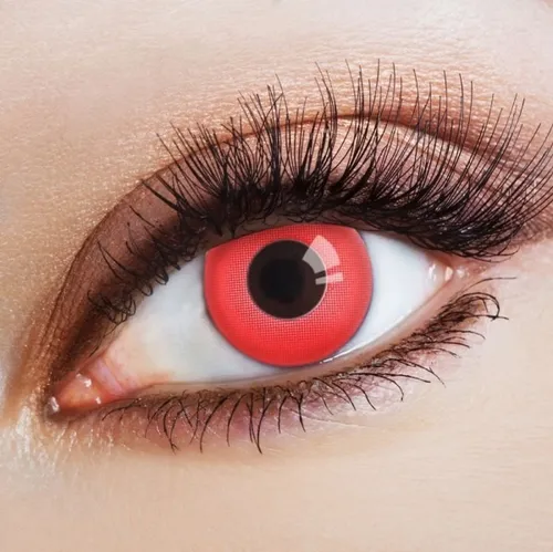 Pupilentes rojos online de vampiro
