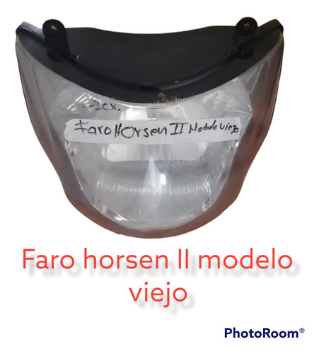 Imagen 2 de 2 de Faro Delantero Moto Horsen Ii Modelo Viejo