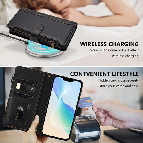 Funda De Piel Tipo Cartera Con Ranura Para Samsung Galaxy A55 A35 A25 A15 A05