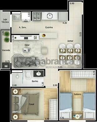 Apto 2 Dorms Novo Ao Lado Do Shopping Esplanada - Ap8400