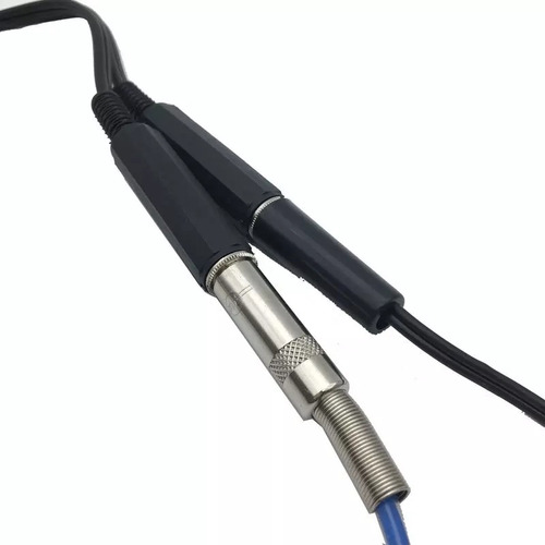 Imagen 6 de 7 de Adaptador Plug Doble Cable Flexible Máquina Tatuaje