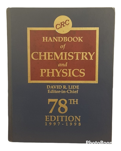 Crc Handbook Of Chemistry And Physics 78th Edition