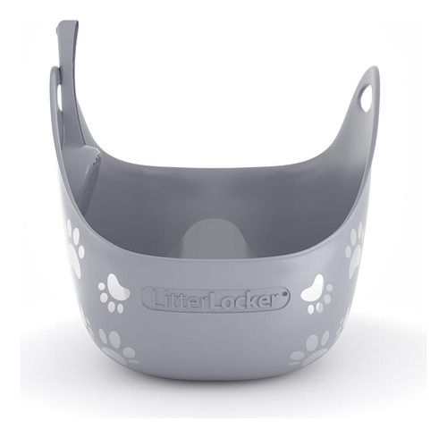 Litter Box Bandeja Sanitaria Gris Con Pala Para Gatos 